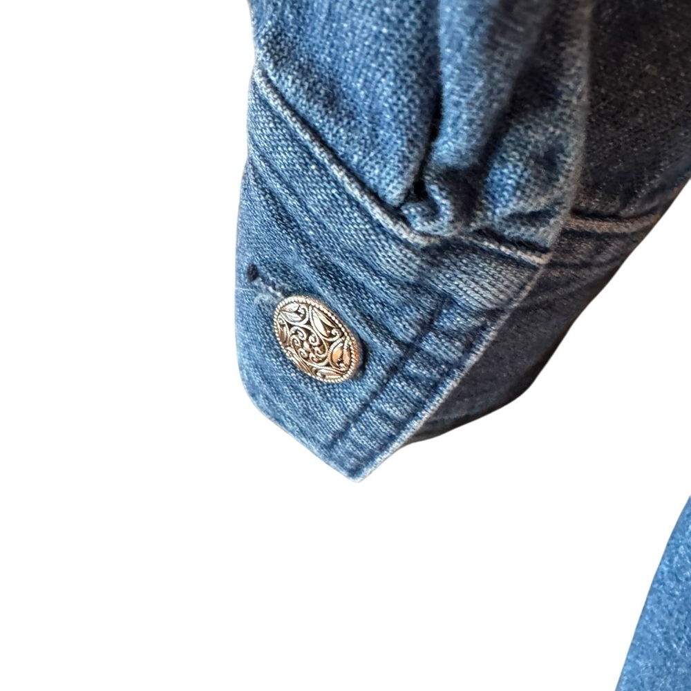 1980s d. Frank 100% Cotton Lightweight‎ Denim Jumpsuit - Picture 7 of 12